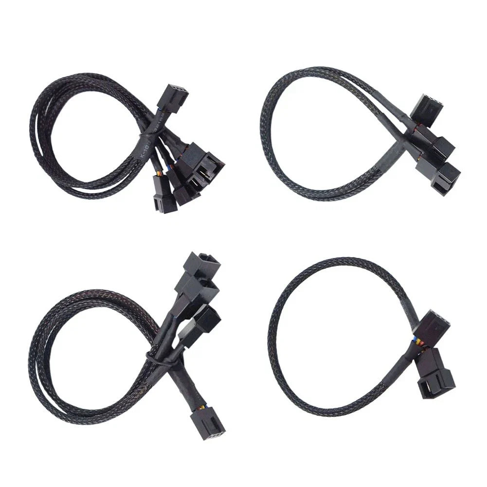 4-Pin PC Fan Power Splitter for PWM Motherboard Headers (26cm)