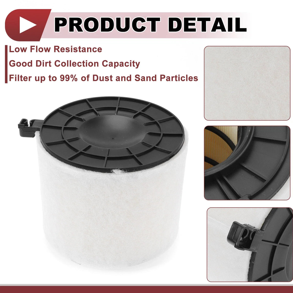 Car Engine Air Filter No. 8W0133843 for Audi SQ5 3.0L (2018–2024)