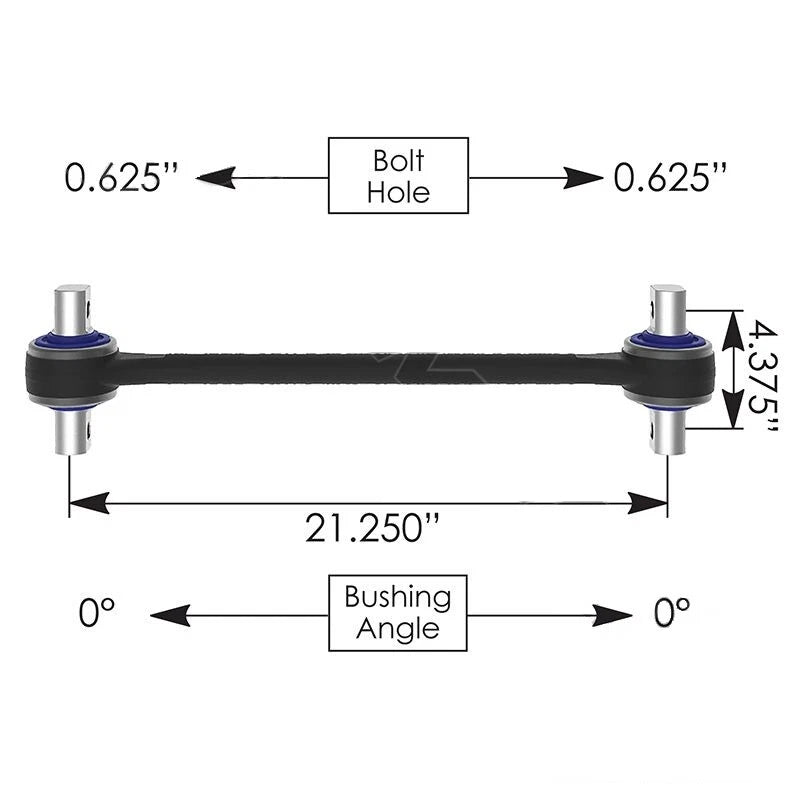 Torque Rod 21.250in Sealed for Terex (TMR637)
