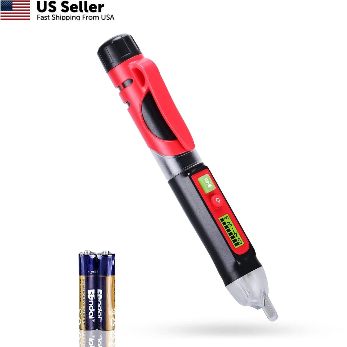 Non-Contact AC Voltage Detector Pen 12V-1000V/48V-1000V