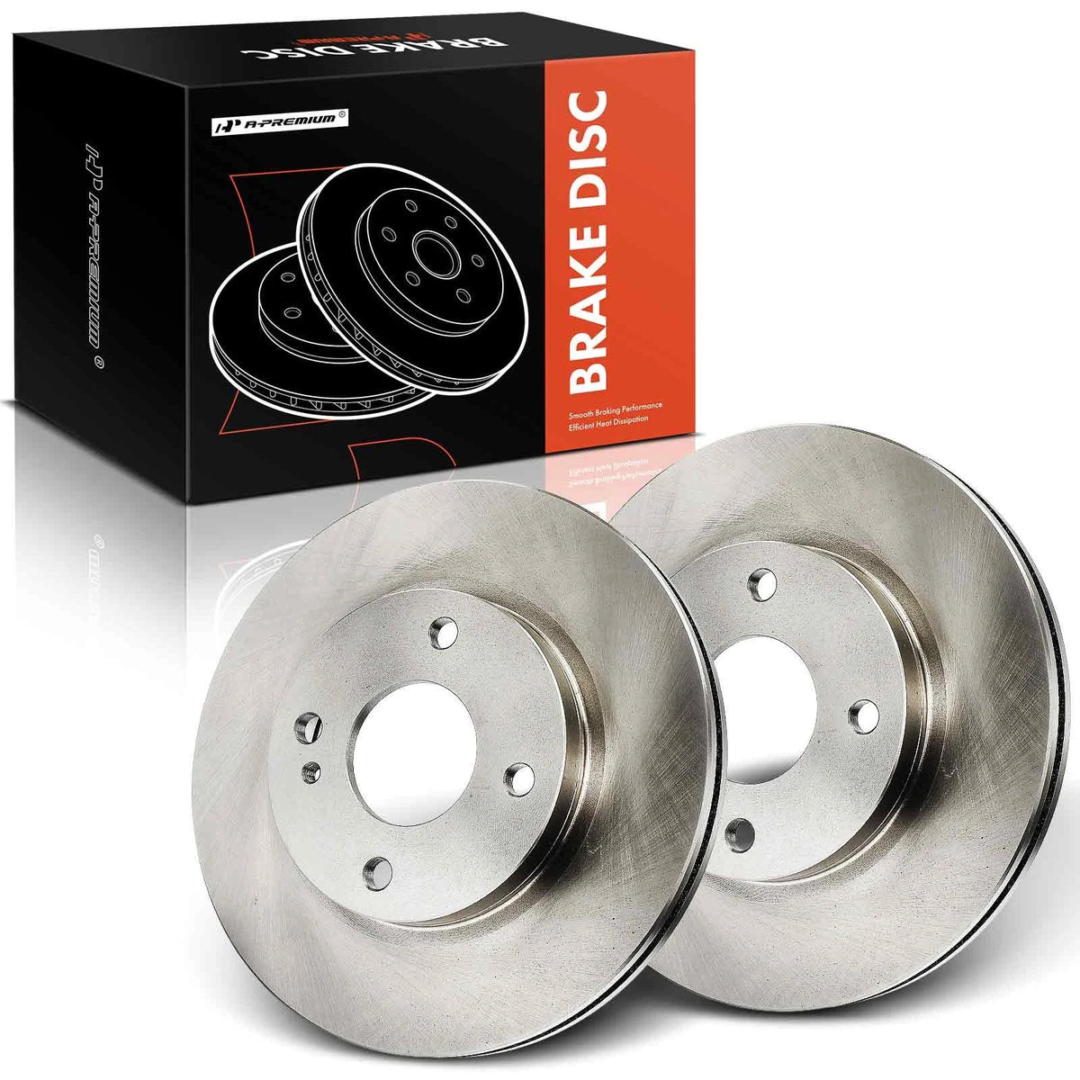 Front Disc Brake Rotors for Ford Fiesta (2011–2019) 12161096