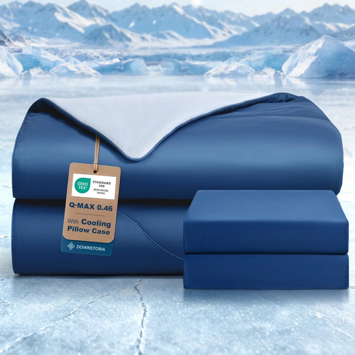 Cooling Comforter Queen Size with Pillow Cases (2023)