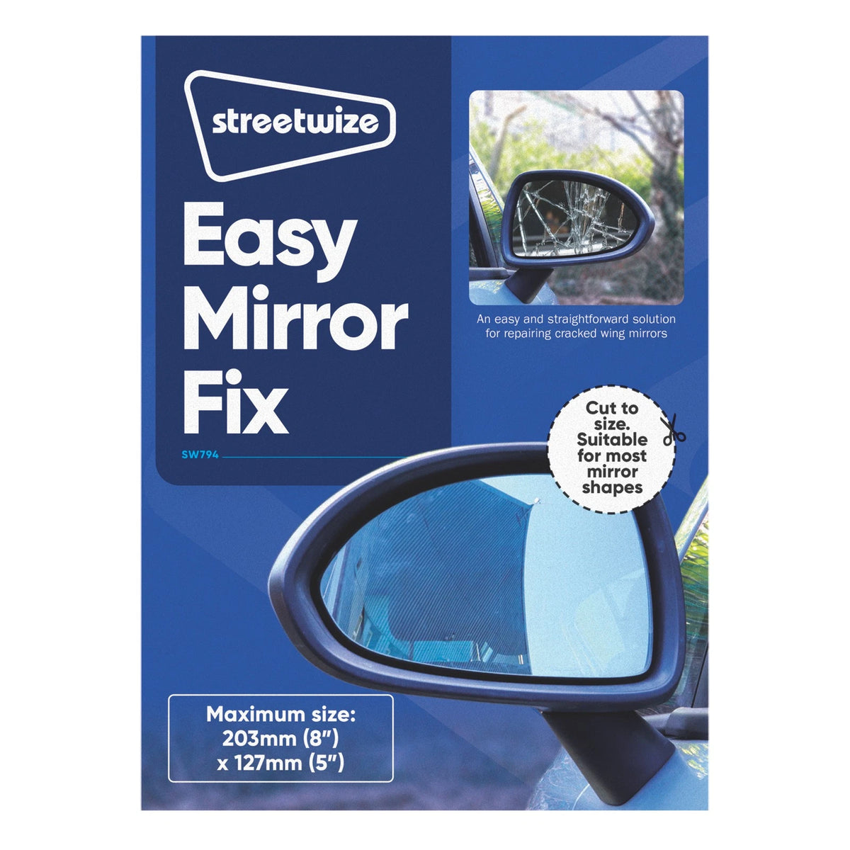 Wing Mirror Glass Replacement for Universal Cars (SW794)