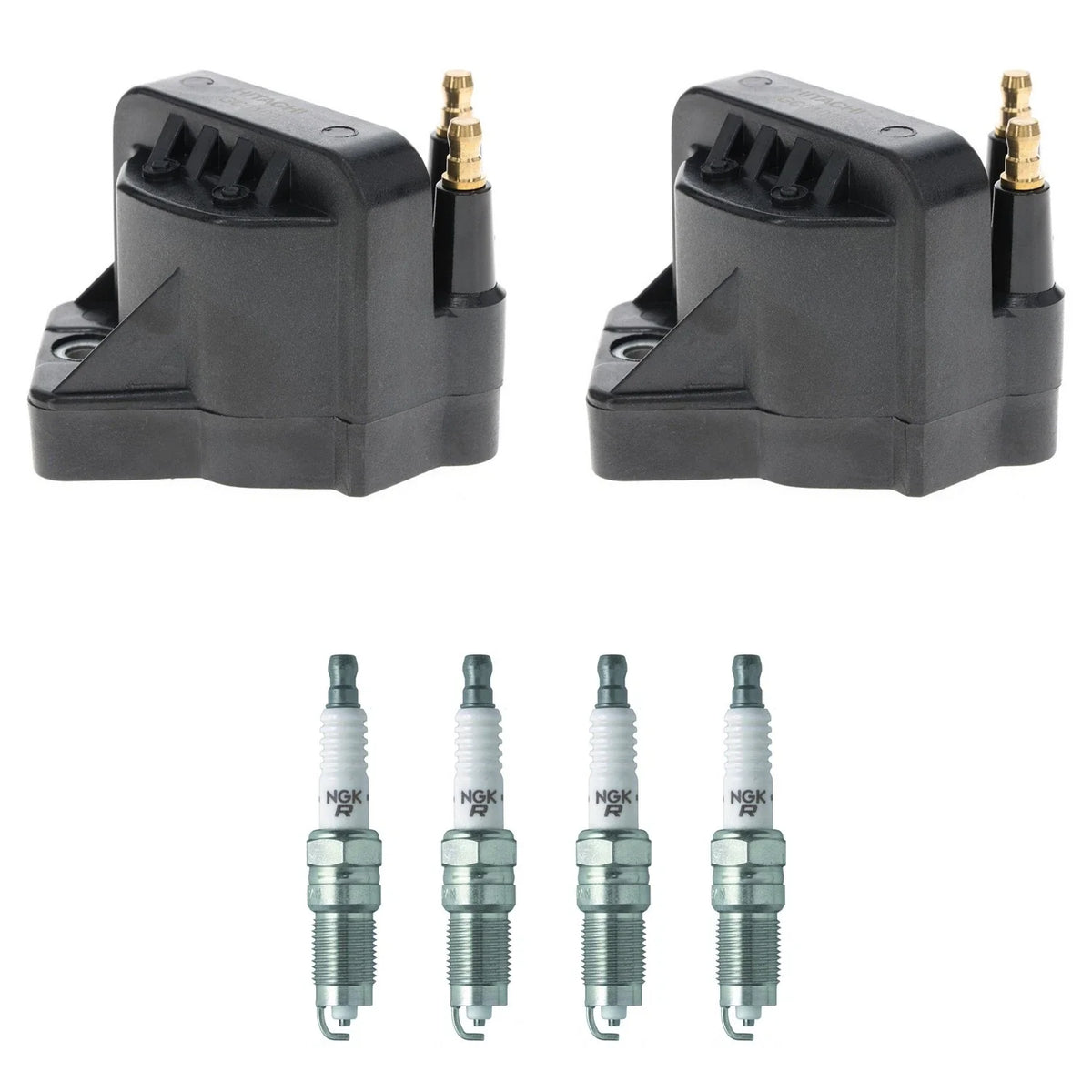 2X Ignition Coil & 4X NGK Spark Plugs for S10 Sonoma (1996–2004)