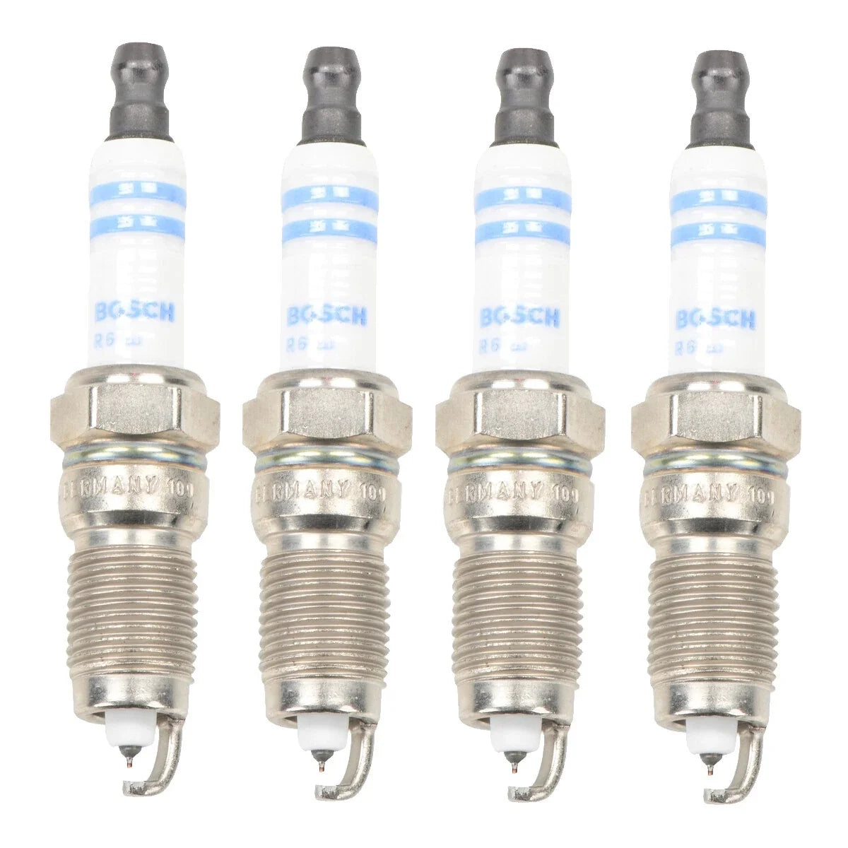 Set of 4 Spark Plugs for Buick Chevy Mazda Mercury Oldsmobile Pontiac (Bosch 9660)