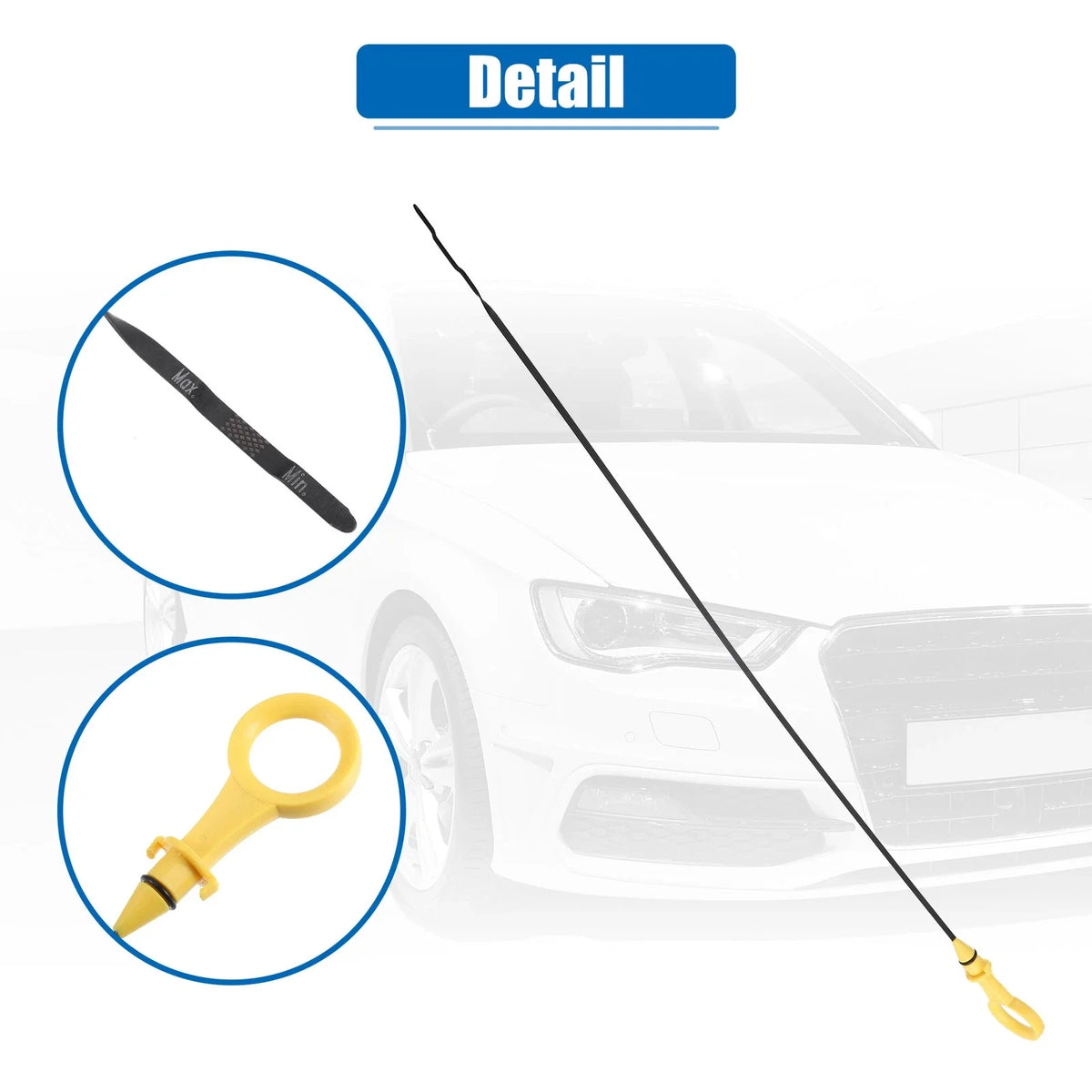 Engine Oil Level Indicator Dipstick for Audi Q3 (2015–2018) 06J115611F 06J115611E