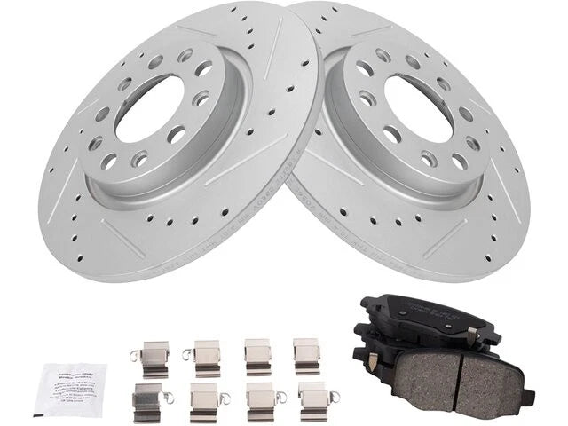 Brake Pad and Rotor Kit for Chrysler 200 (2015–2017) 37573NDGF
