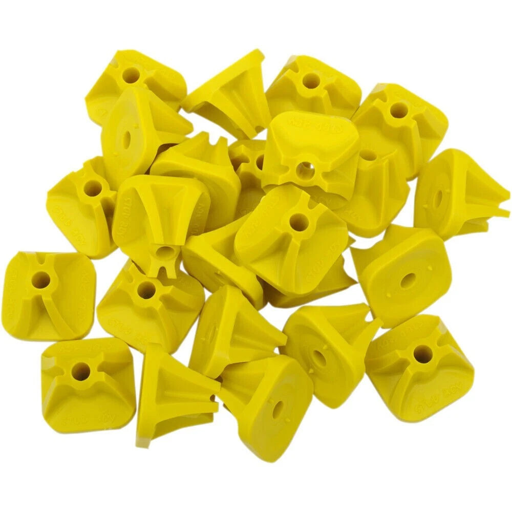 24 Pack Stud Boy Single Backer Plates for Hi-viz Yellow (2513-P1-HVY)