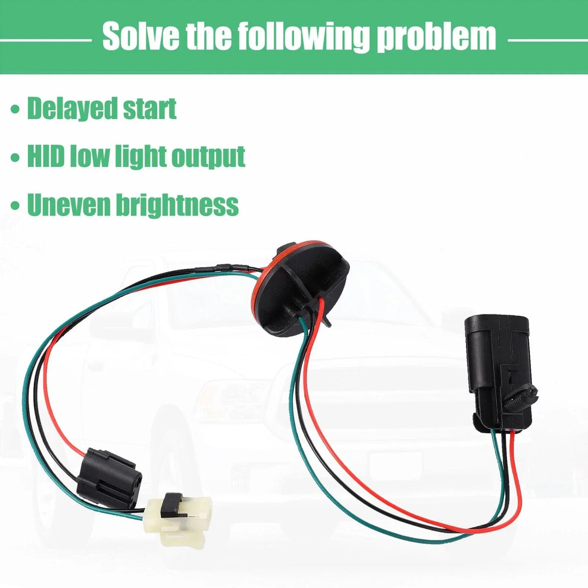 Headlight Lamp Wiring Harness for Dodge Ram 1500 2500 3500 4500 (2002–2023)