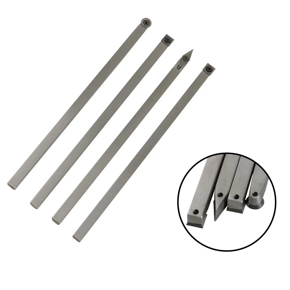 Set of 6 Carbide Lathe Turning Tools for Lathe Finisher