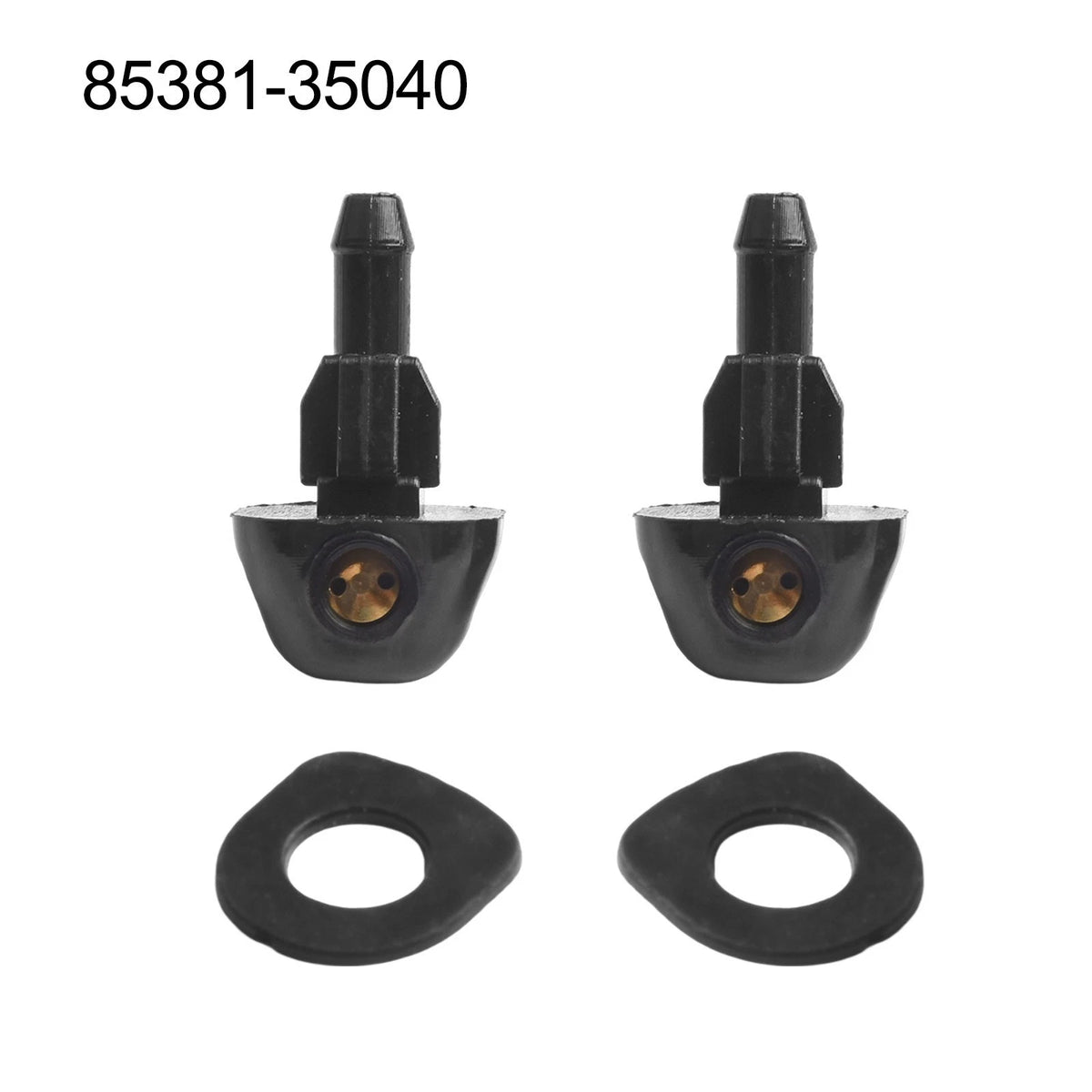 2X Windshield Washer Nozzle Jet for Toyota Pickup Tacoma (1989–1995) 85381-35040