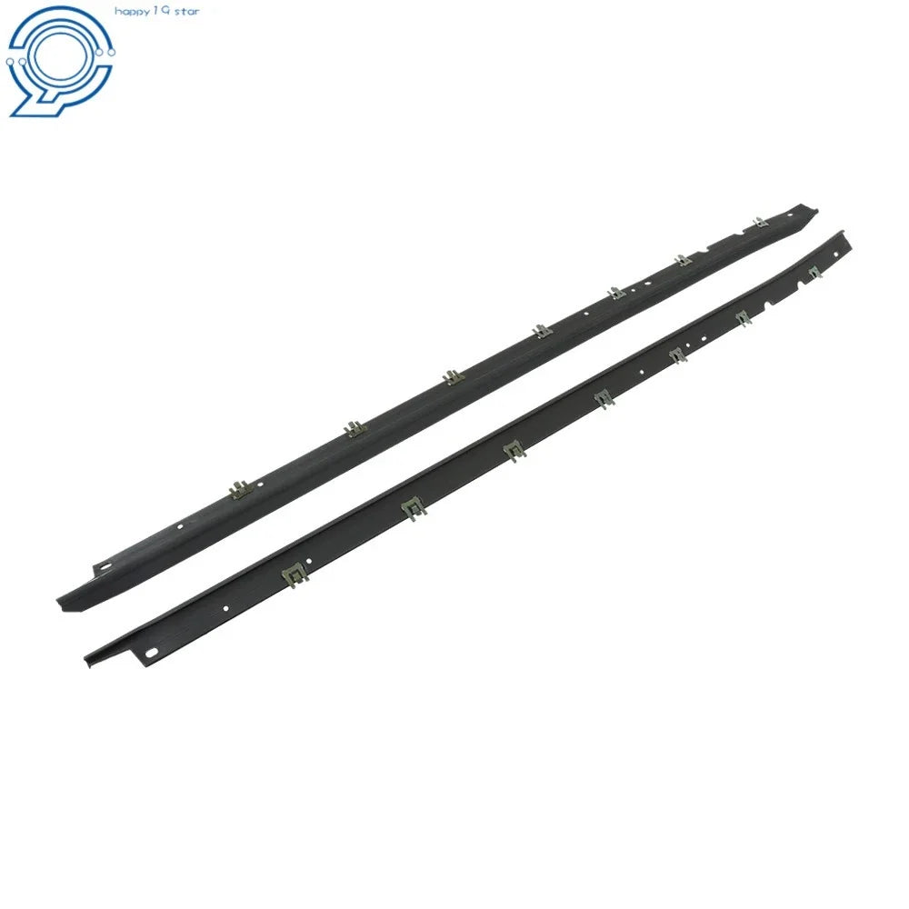 Set of 4 Window Sweep Weatherstrip Felt Seals for Chevrolet Corvette (1984–1989)