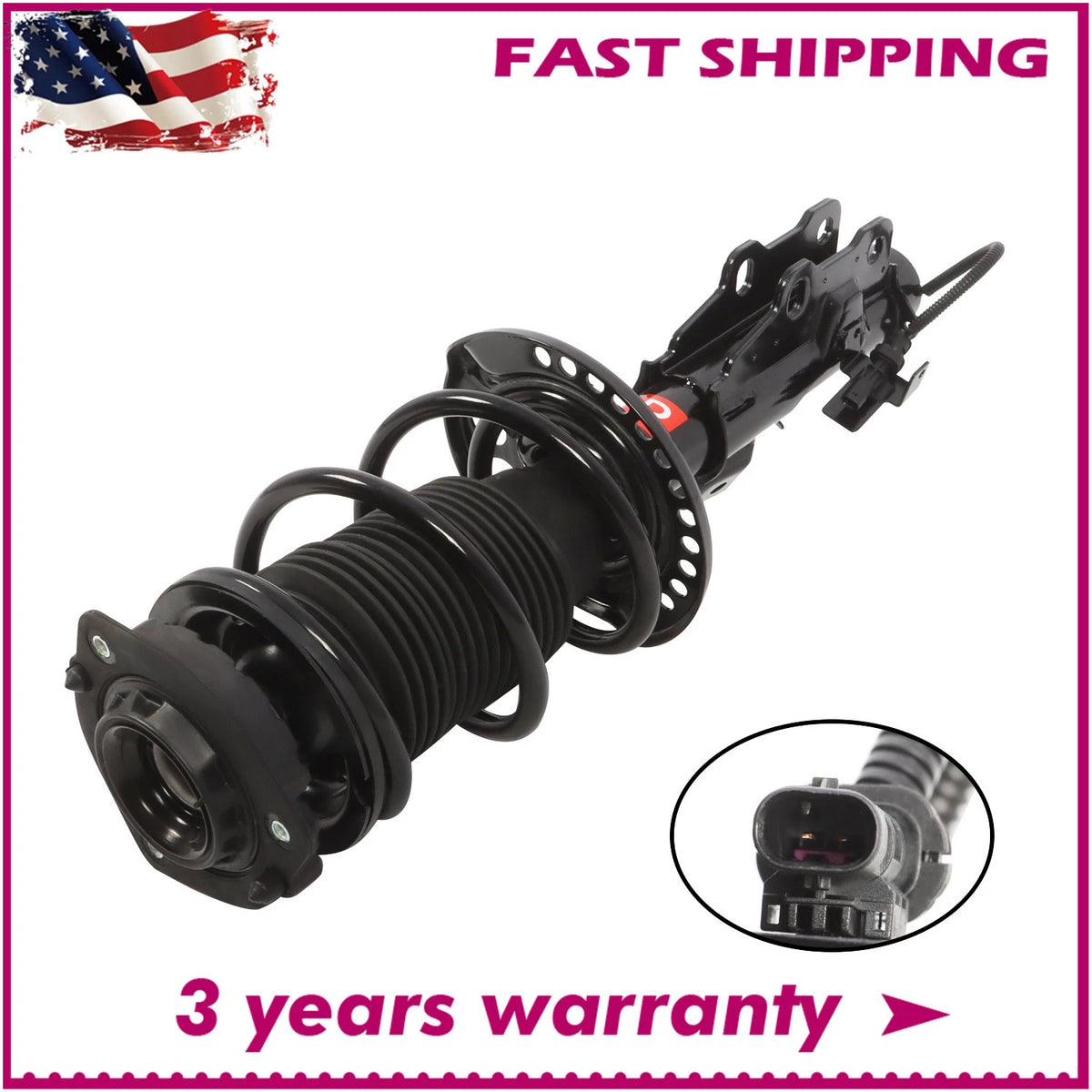 1x Front RH Strut Assembly for Chevrolet Camaro (2016–2024) 85649815, 84943061
