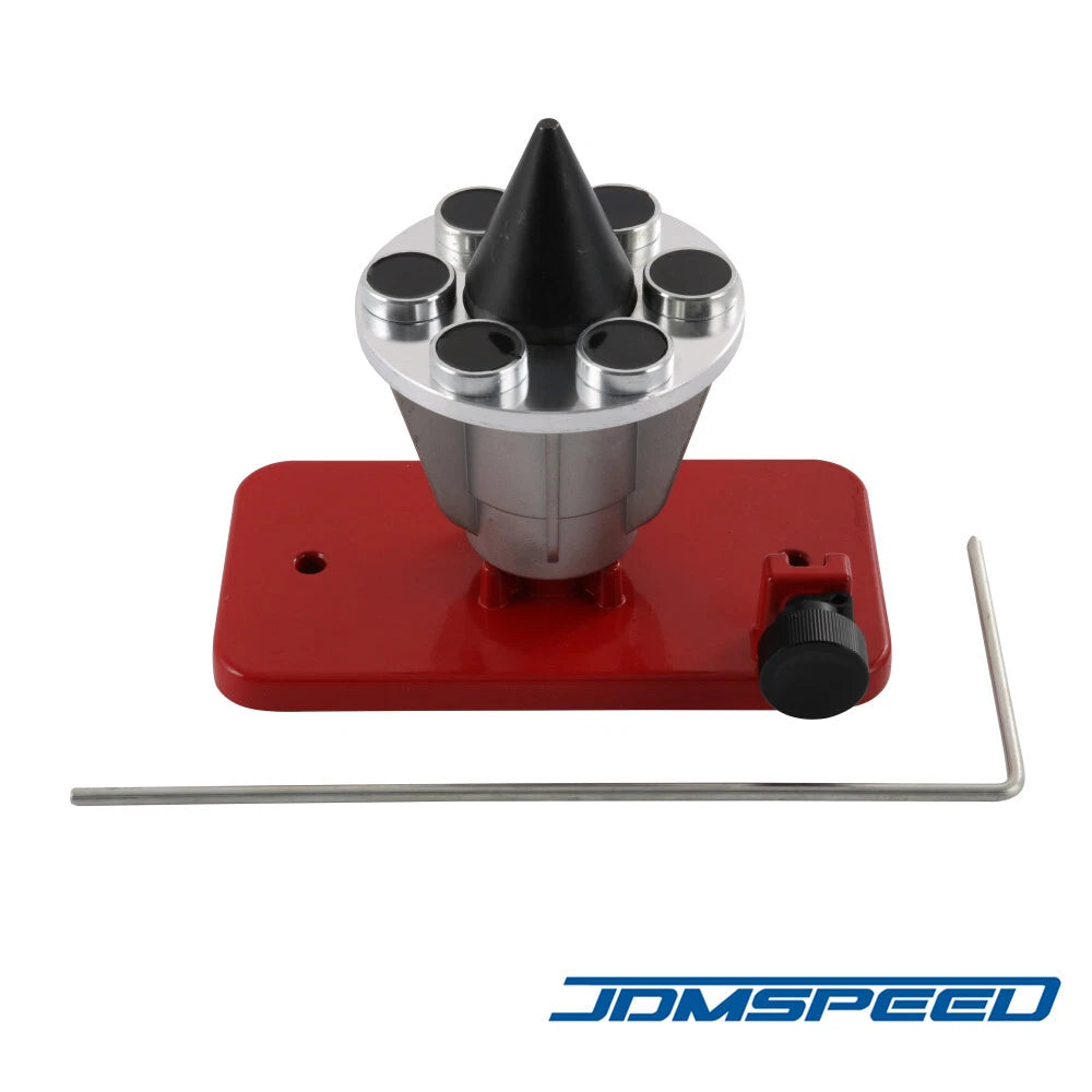 Red Magnetic Wall Mount Blade Balancer for Zero Turn Mowers (42-047)