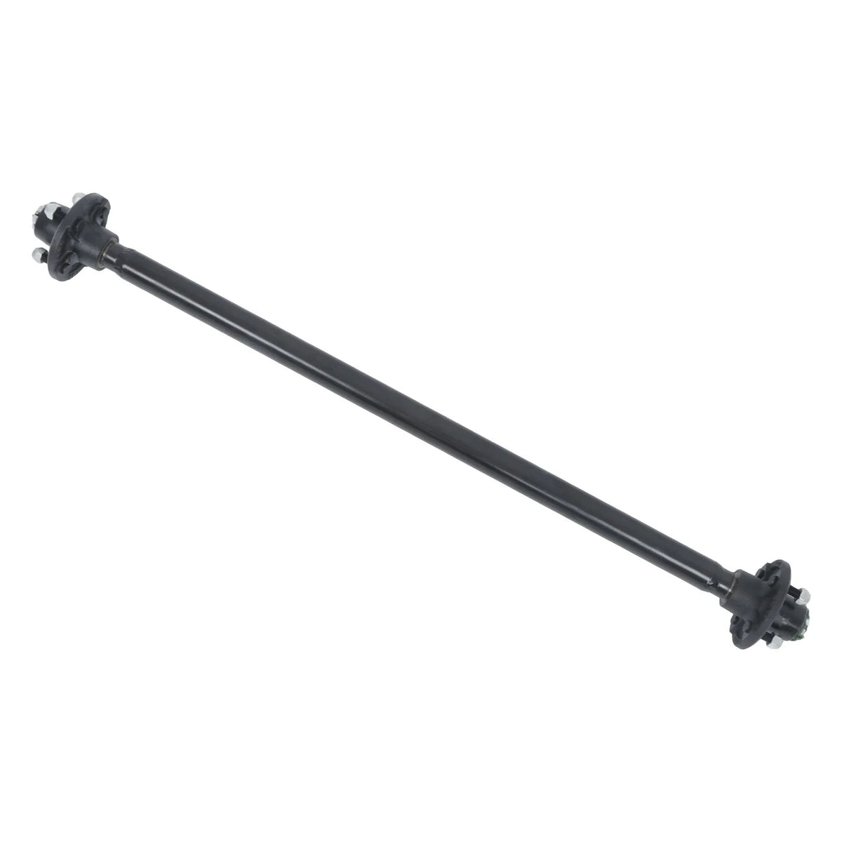 Set of 4 Trailer Axles for RVs Trucks (2000 lbs, 4 Lug, 44" Hub Face)