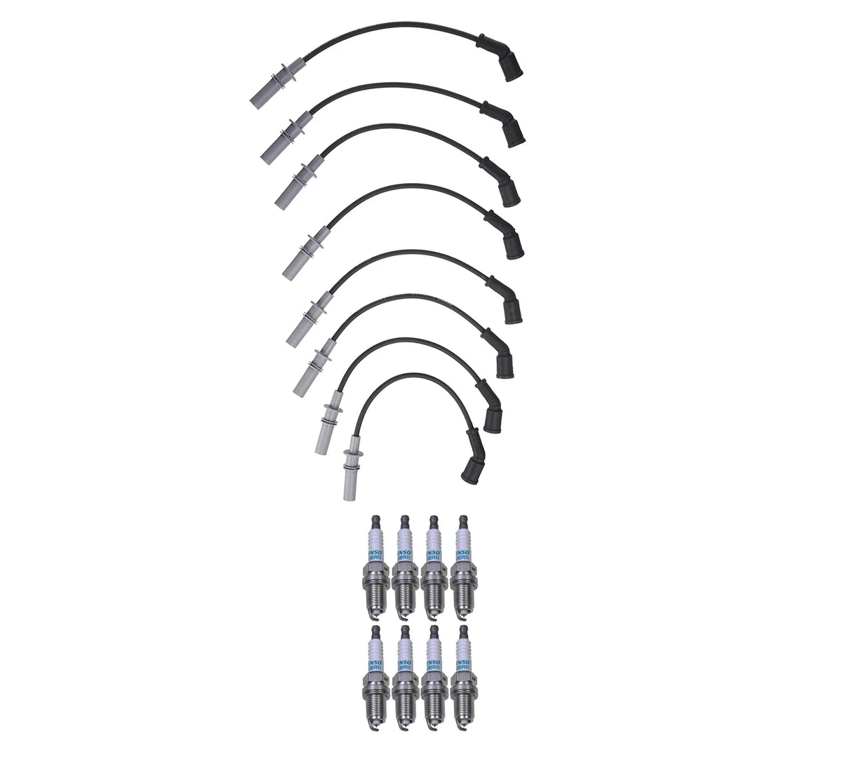 Denso Wire Set & 8 Iridium Spark Plugs Kit for Dodge 4.7 V8 (2002–2008)