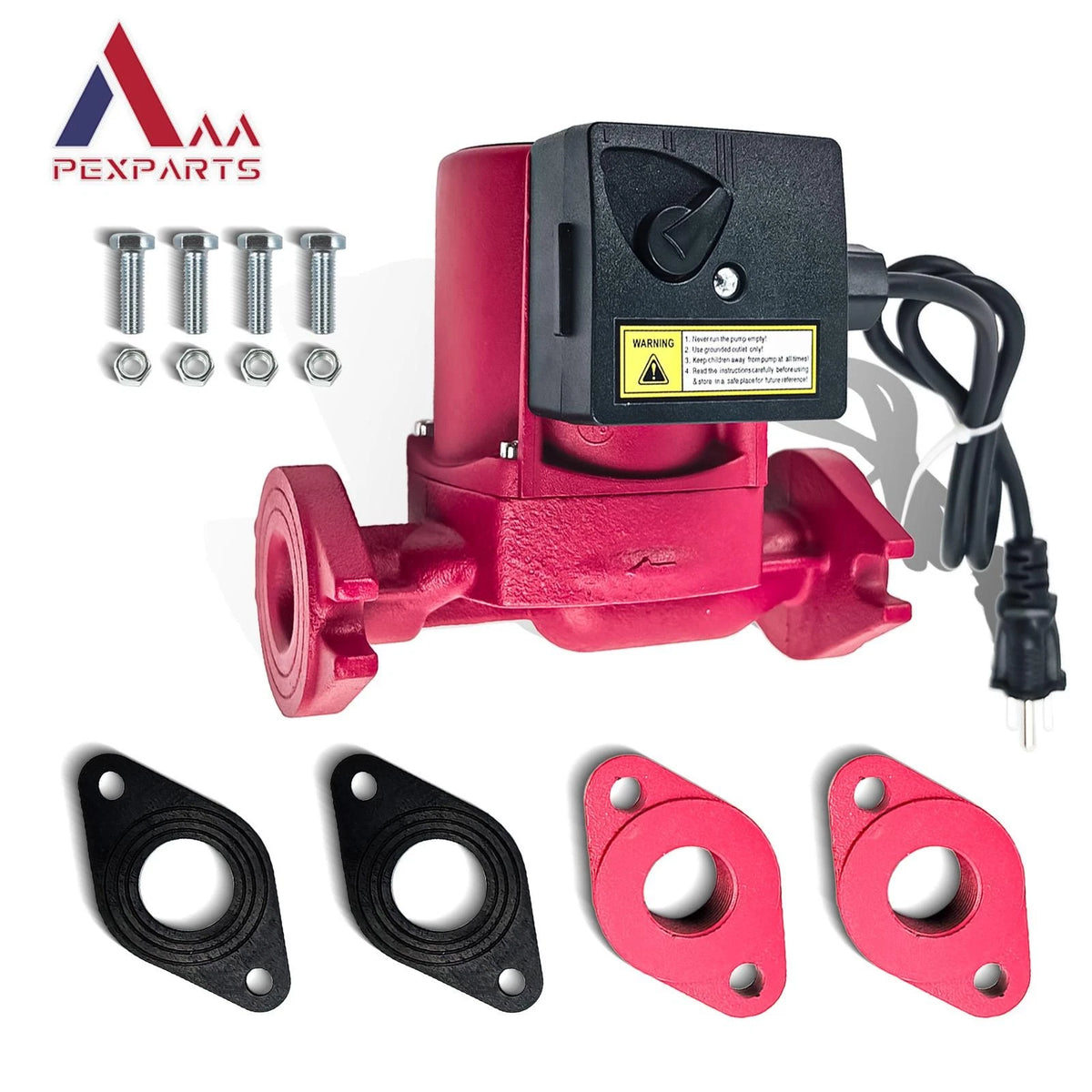 1/6 HP Recirculating Boiler Pump for UPS26-99FC (115v, Cast Iron, 3 Speed)