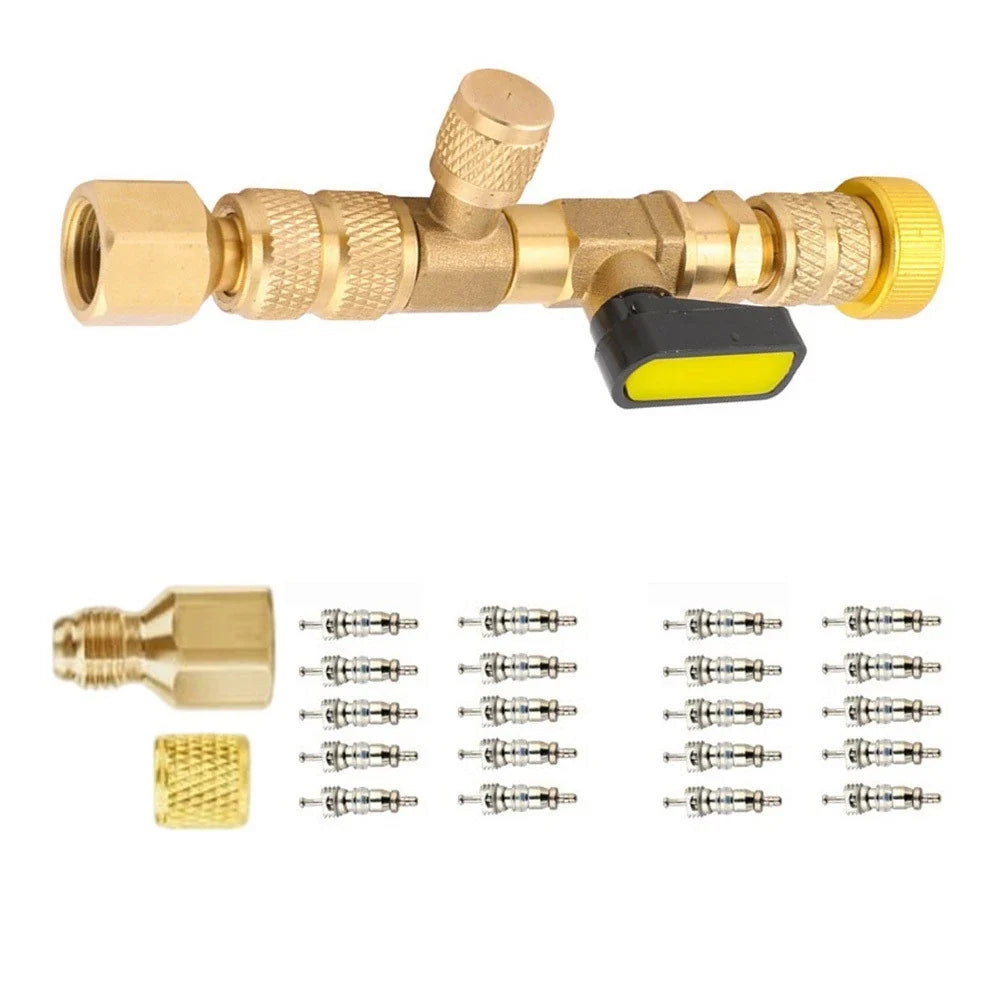 HVAC Valve Core Removal Tool 1/4 5/16 SAE for R22 R410A R404A R32
