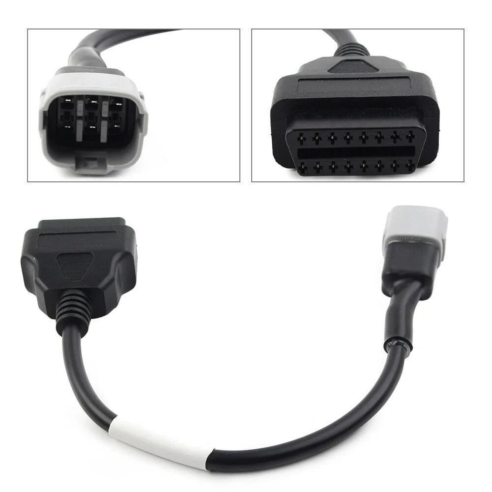 6Pin OBD2 Diagnostic Adapter Cable for Suzuki GSX-R (All Years)