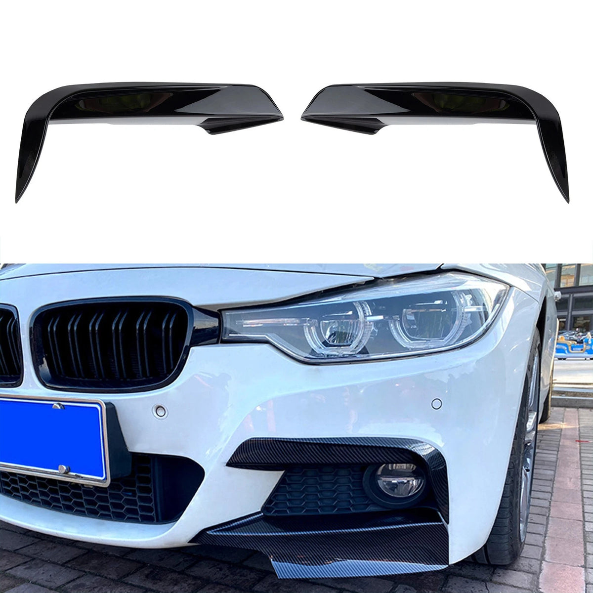 Front Splitter Lip Canards for BMW M Sport (2010–2023)
