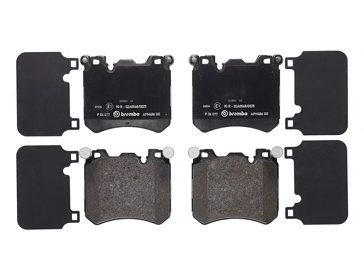 Set of 4 Brembo Front Low-Metallic Brake Pads for BMW E70 X5 M E71 X6 M (2007–2013)