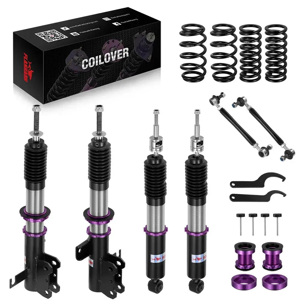 Set of 4 Coilover Shock Absorbers for Chevrolet Malibu (2013–2015)