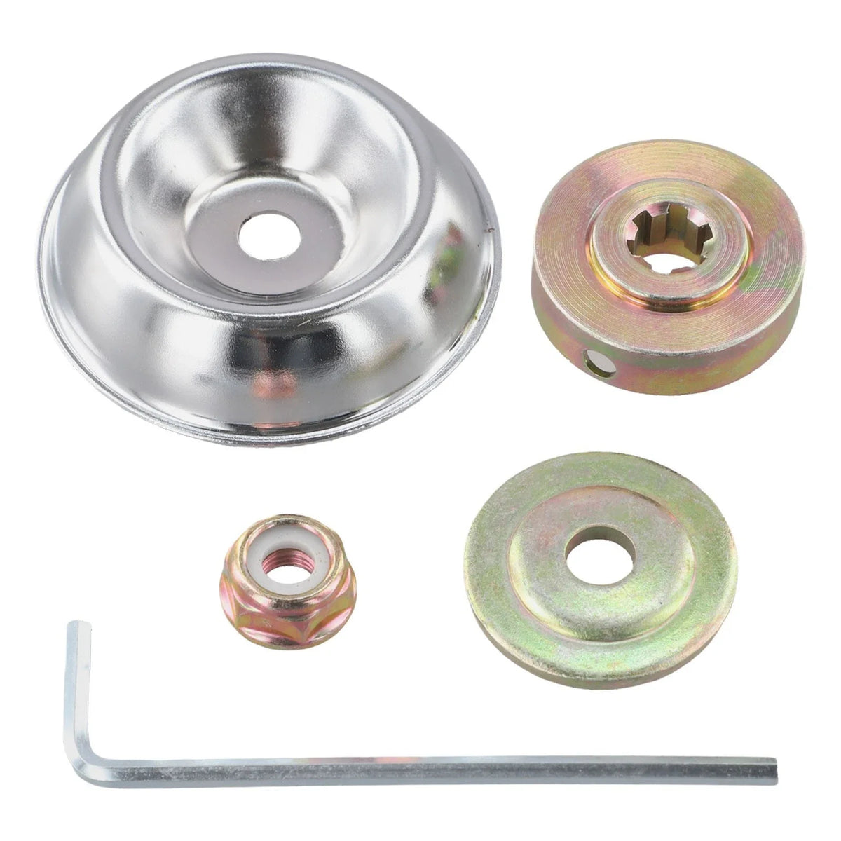 5 Piece Metal Gear Nut Set for Lawn Mowers (Compatible with )
