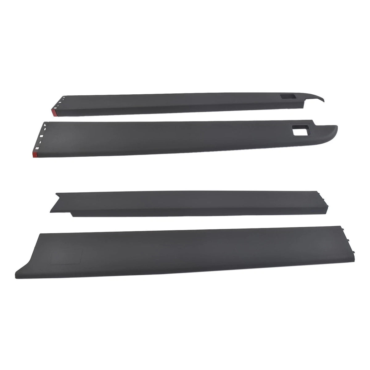 Set of 2 Bed Rail Caps for Dodge Ram 1500 (2009–2018) Molding Protector