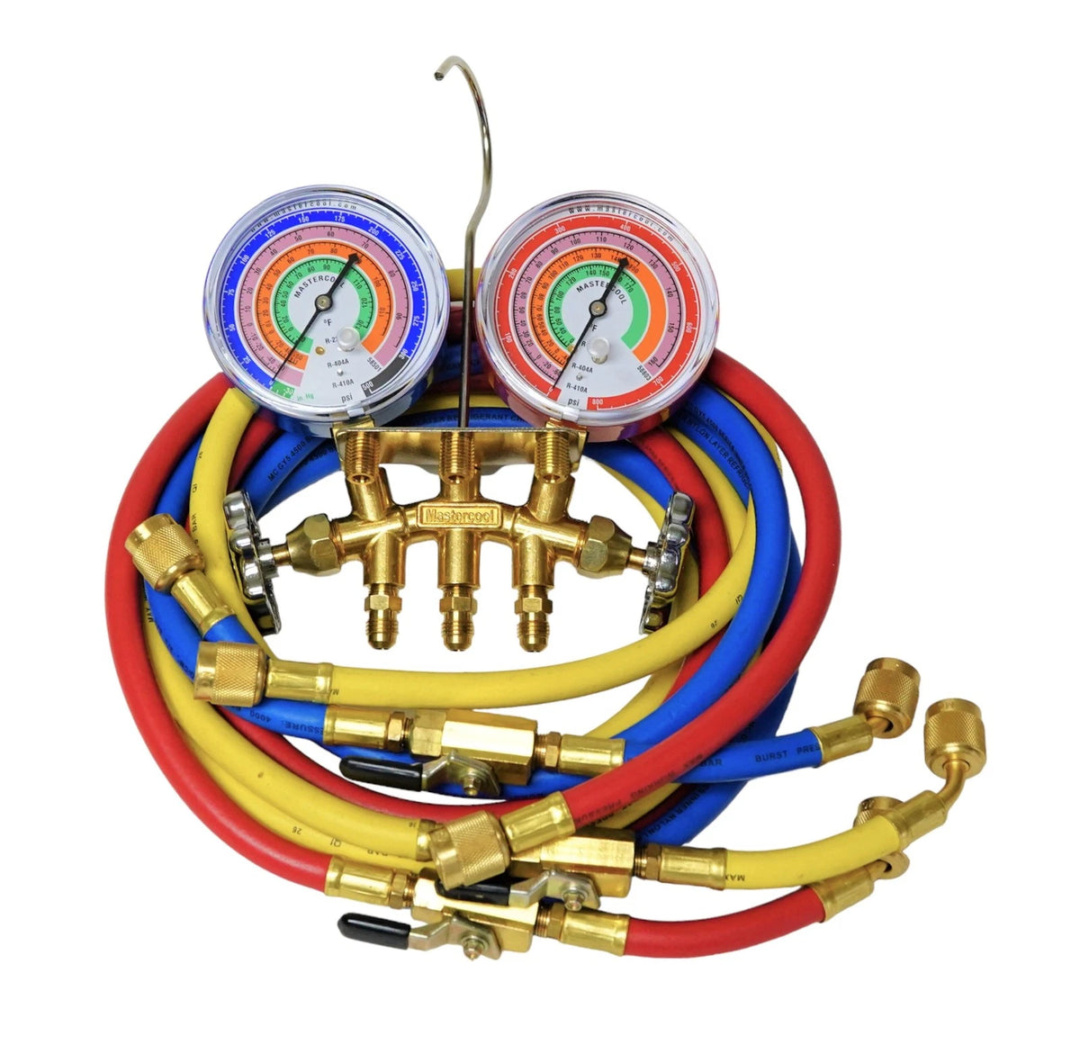 A/C HVAC Refrigeration Manifold for Mastercool (59272) with 72" Hoses