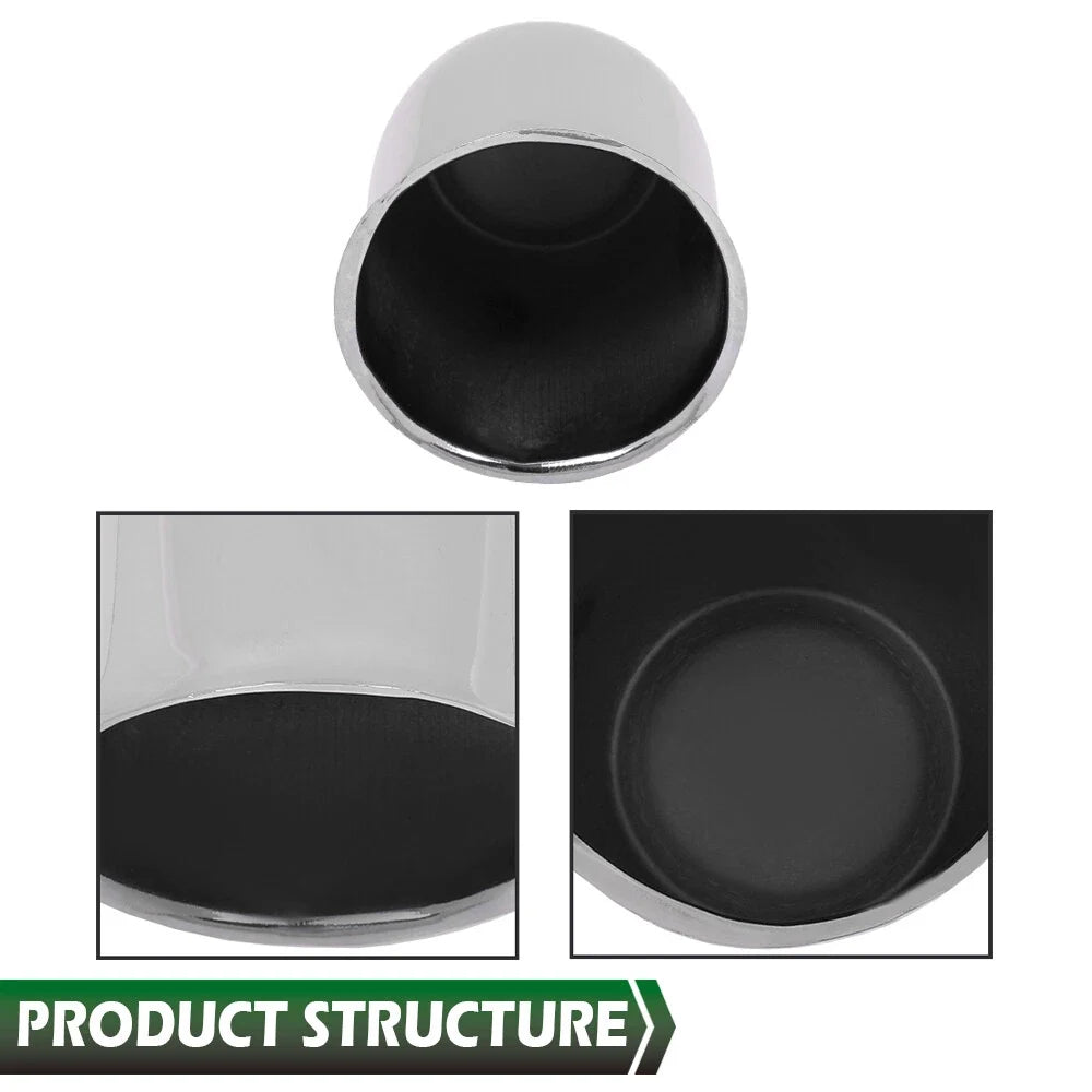 Set of 4 Center Caps for Weld Draglite 5 Lug Trailer Wheels