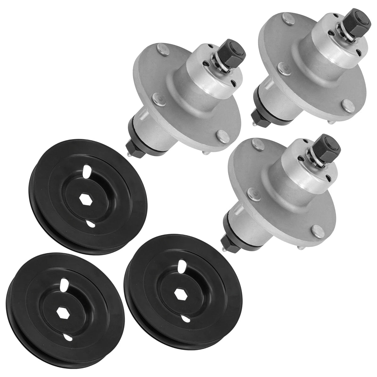 48" Deck Spindle & Pulleys for John Deere Z245 Z255 Z355E