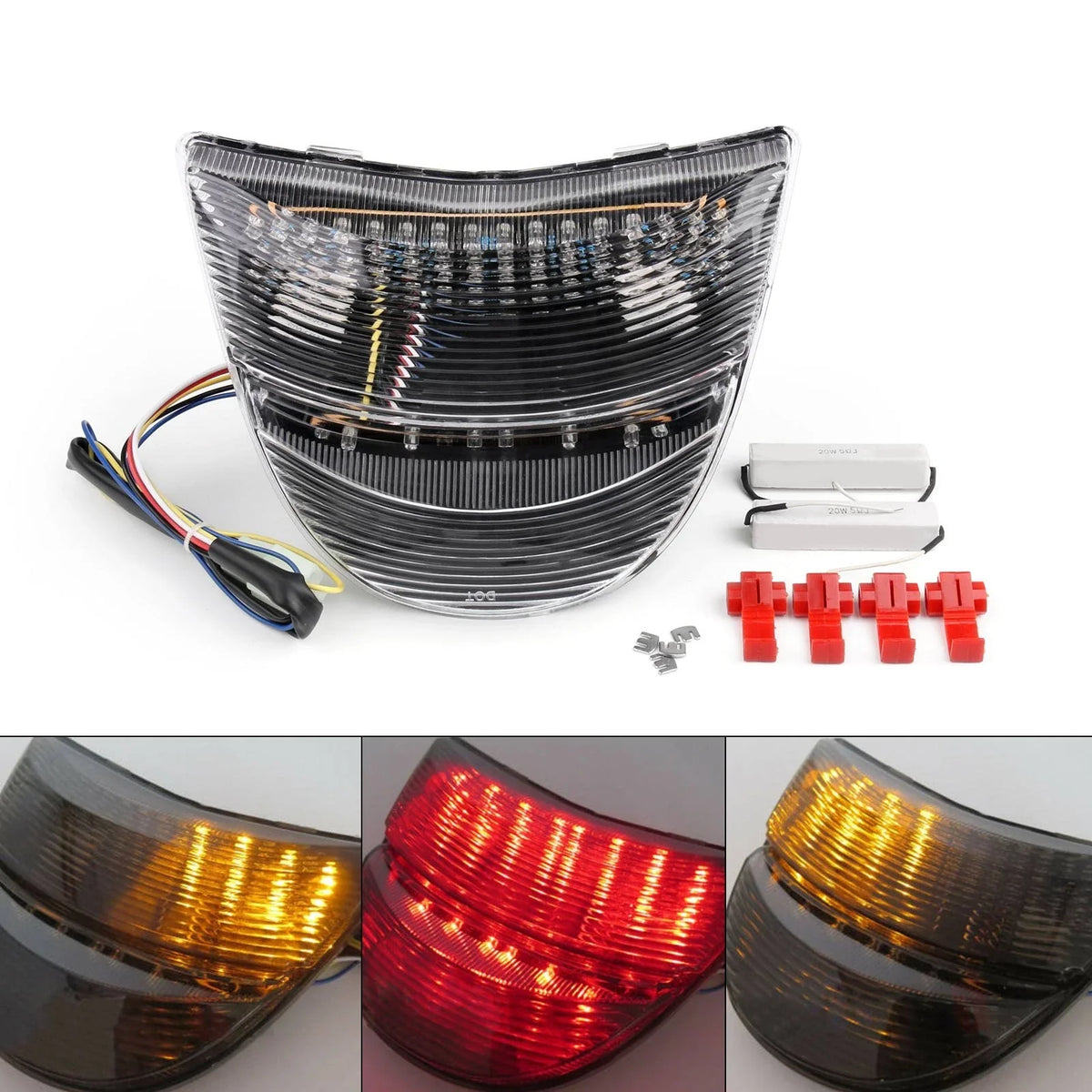 Integrated LED Tail Light Turn Signals for Honda CBR 954 (2002–2003)