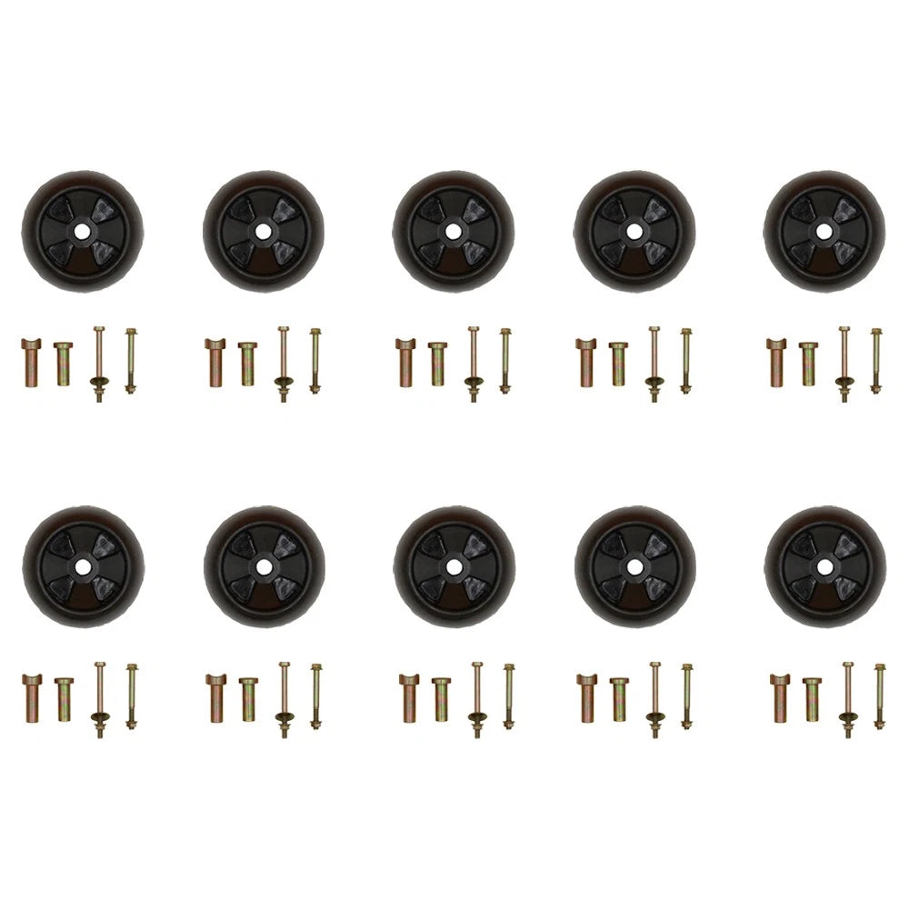 10PK Anti Scalp Deck Wheel Kits for John Deere (Fits )