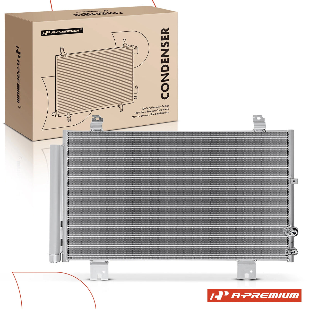 A/C Condenser w/ Bracket & Receiver Drier for Lexus GS350 (2013–2015) 4280, 940365, 8846030B40, 4460