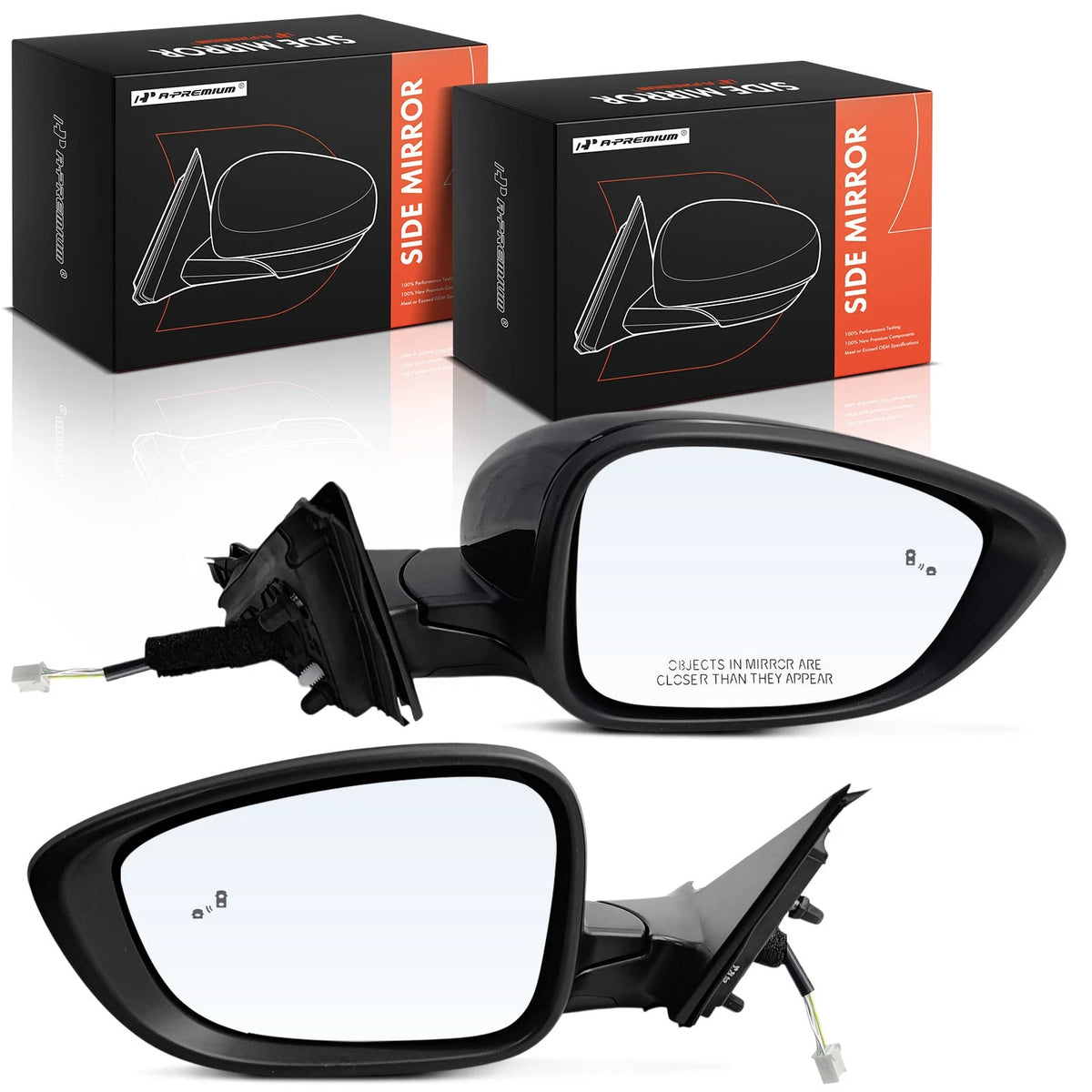 2X Power Mirror for Honda Accord (2023–2024) - 7620830BA01, HO1320358