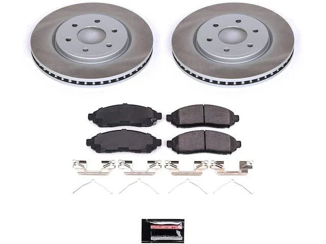 Front Brake Pad and Rotor Kit for Suzuki Equator (2009–2012) HD931ZR