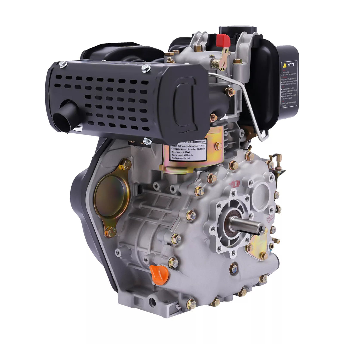 Air-cooled Diesel Engine for Agricultural Machinery (4 Stroke, Single Cylinder)