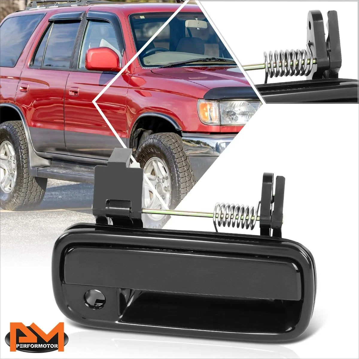 Exterior Outer Door Handle w/ Keyhole for Toyota 4Runner (1999–2002)