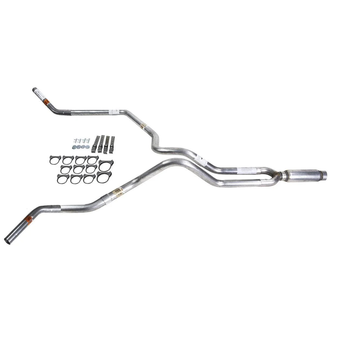 Dual Exhaust Pipe for Ram 1500 (2009–2013) - Glass Pack, Corner Exit