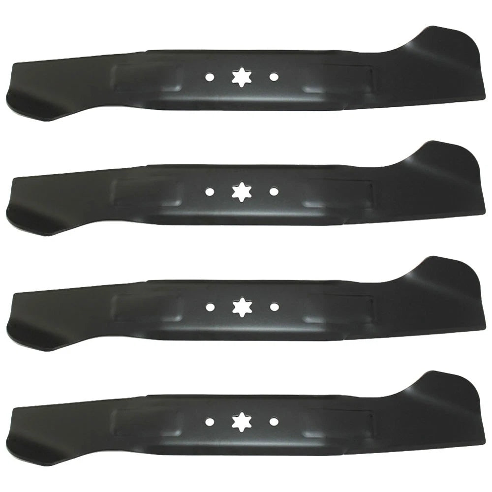 Set of 4 Interchangeable High Lift Mower Blades for Cub Cadet Yardman