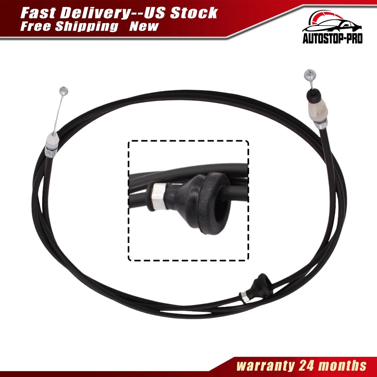 Hood Release Cable for Mitsubishi Lancer (2008–2017) 5910A027XA, 5910A065