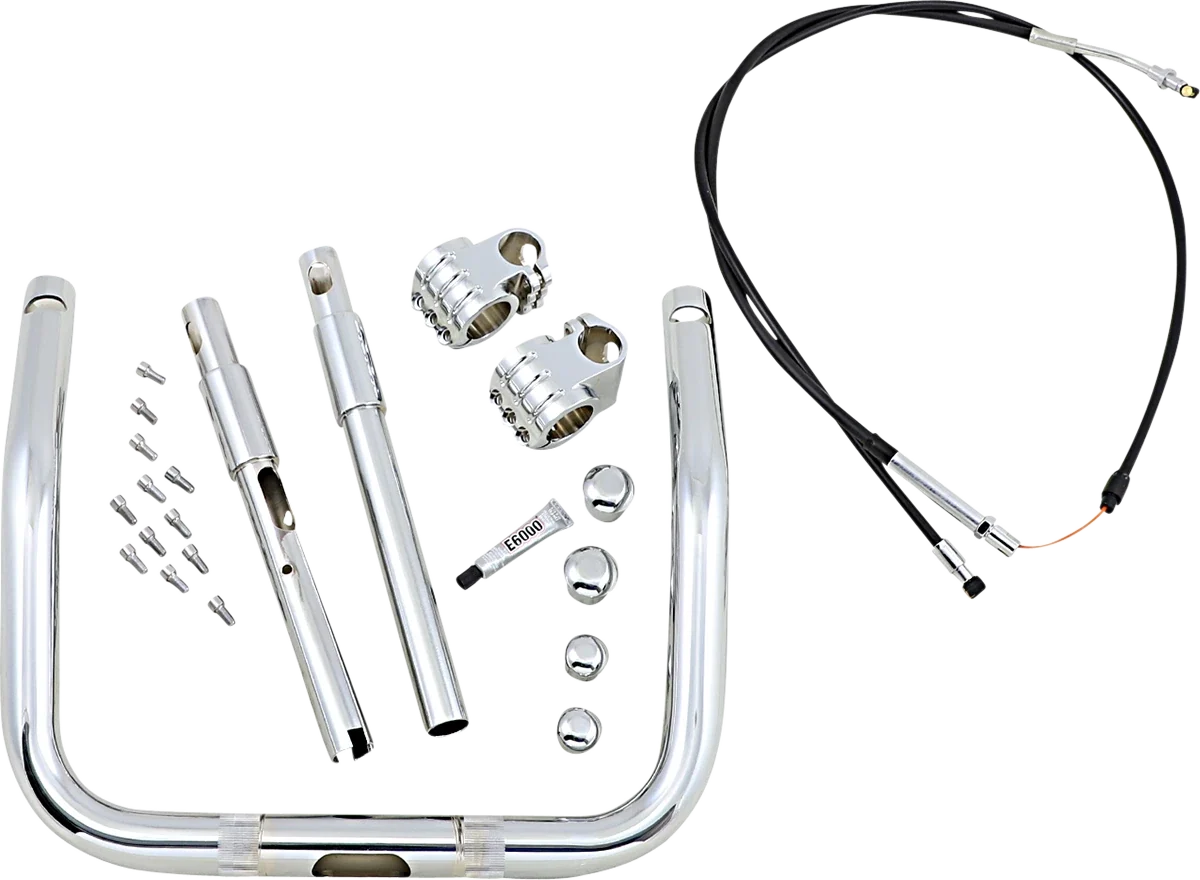 Klock Werks Klip Hanger Handlebar for Indian (2014–2023) - Chrome KWH-04-0507