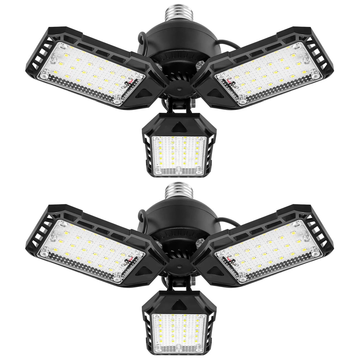 2X LED Garage Lights Bulb for Universal Use (80W, 8000LM, 6500K)