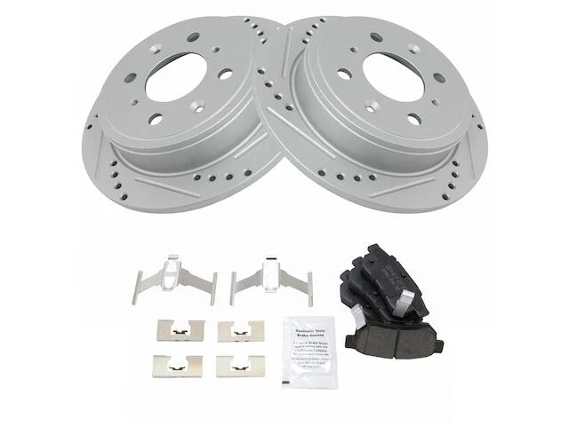 Brake Pad and Rotor Kit for Honda Prelude (1988–1991) 98671TRKQ