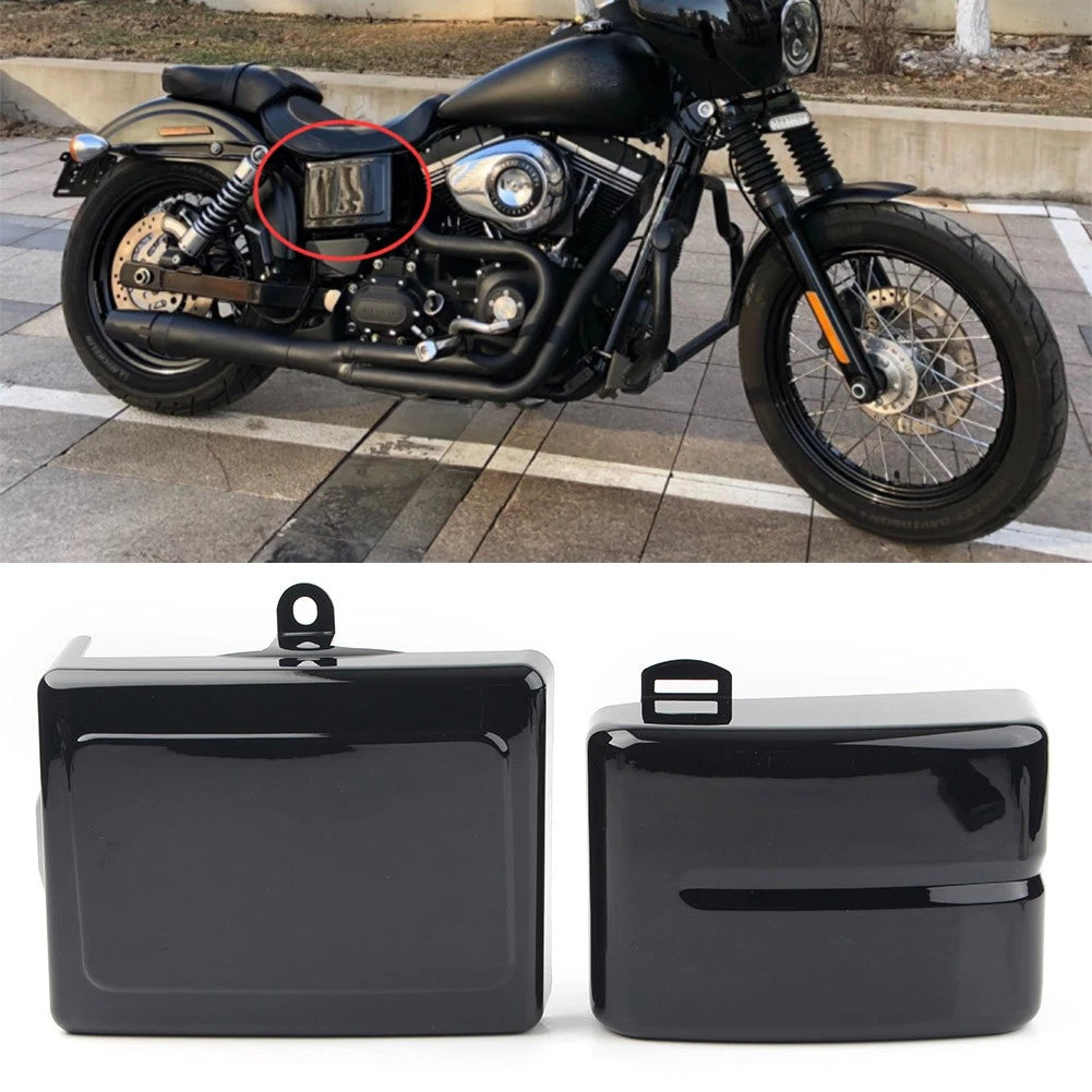 Battery Side Cover for Harley Dyna Fat Bob Low Rider Wide Glide (2006–2017)