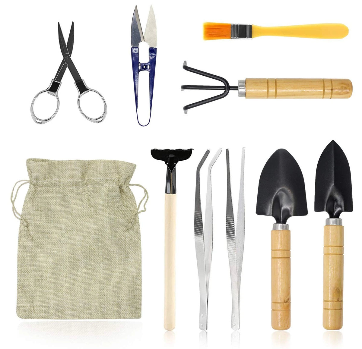 10-Piece Mini Gardening Tools Set for Indoor Outdoor Use