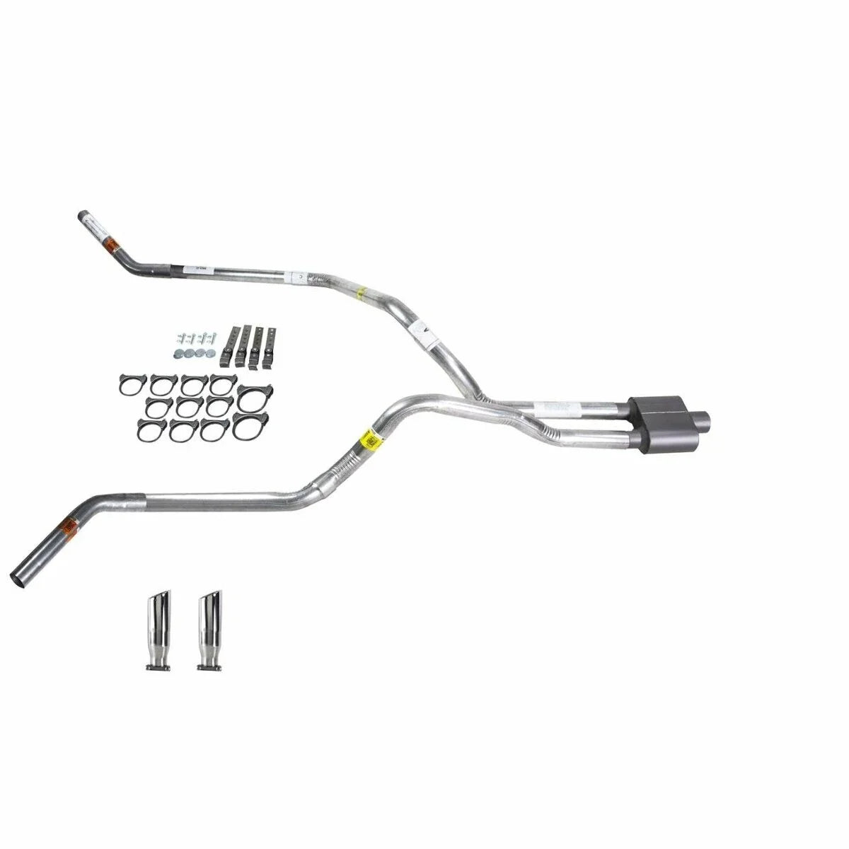 Dual Exhaust 2.5" Pipe & 1 Chamber Muffler for Dakota (1987–1996)