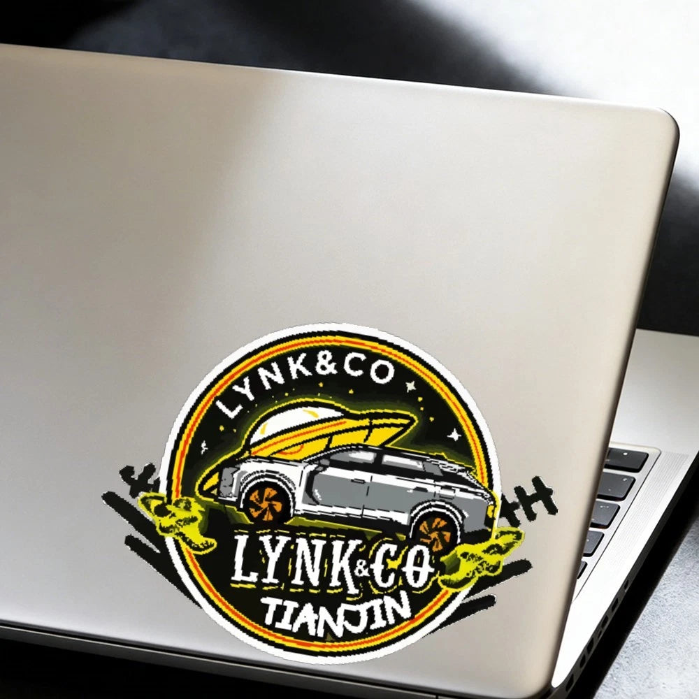 Waterproof Car-themed Stickers for Window Suitcase Laptop Wall
