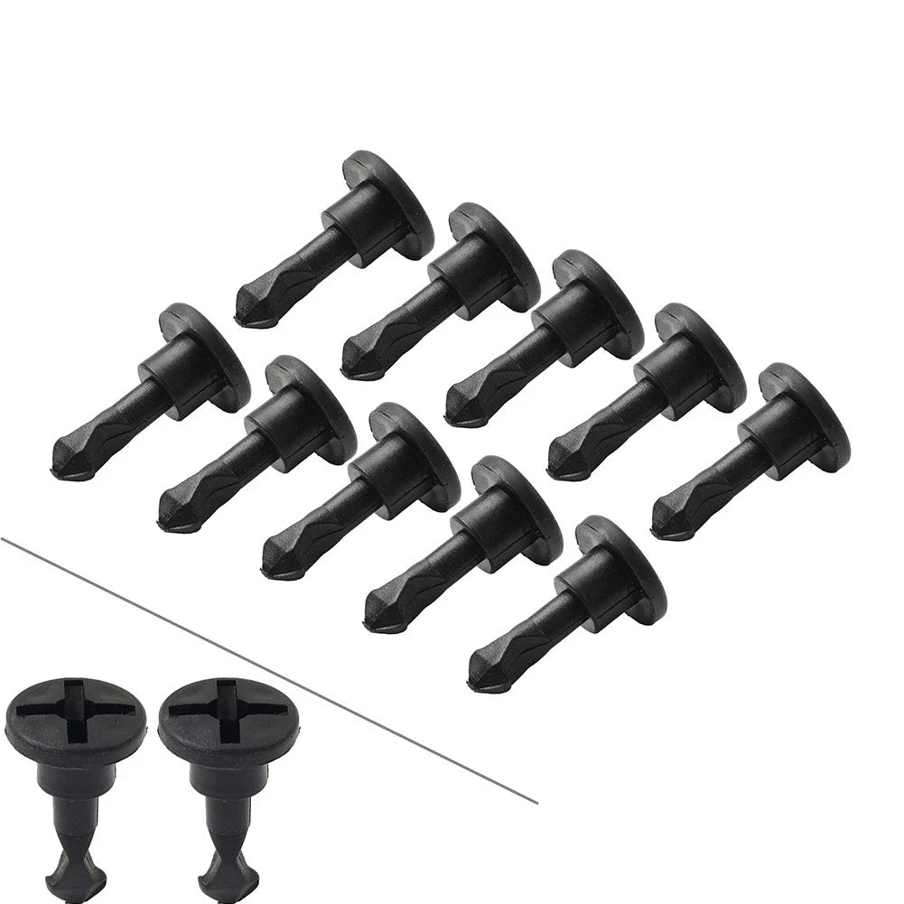10x Engine Cover Trim Fixing Bolt Clips for Audi Volkswagen 1.8L (N90801101)