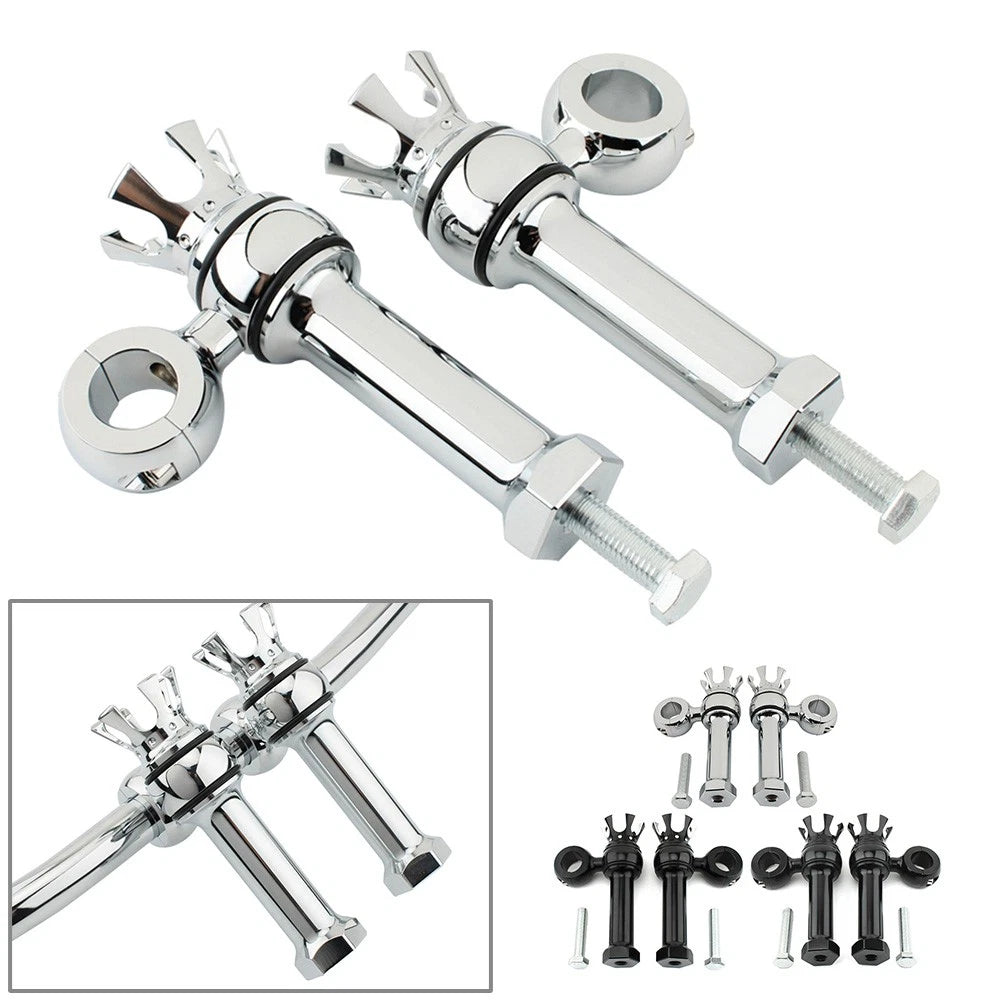 1" Motorcycle Handlebar Mount Risers for Harley Dyna Softail (2014–2023)